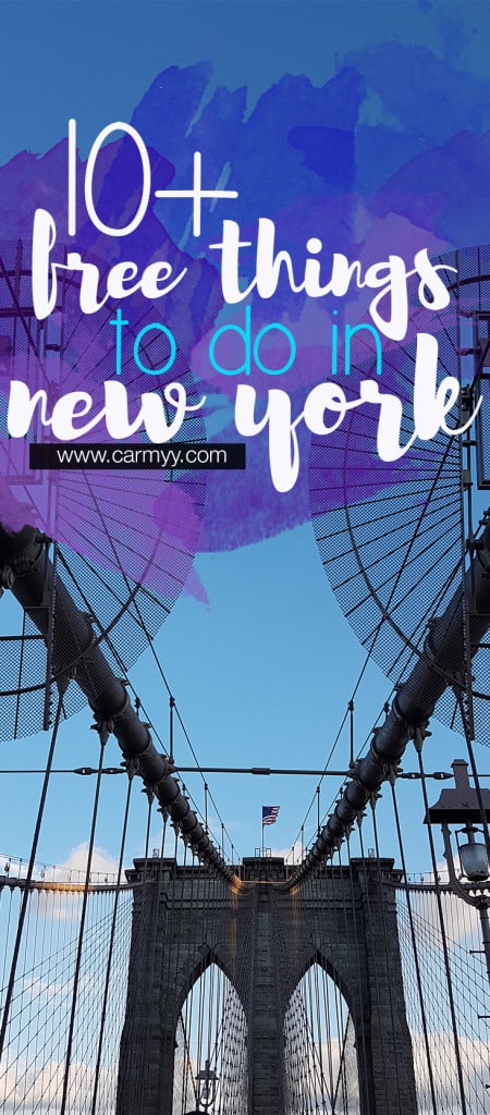 10+ free things to do in New York!